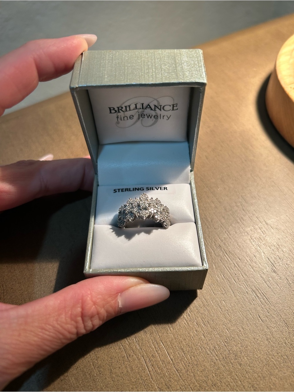 Sterling Silver Multi-Stone Ring in Silver